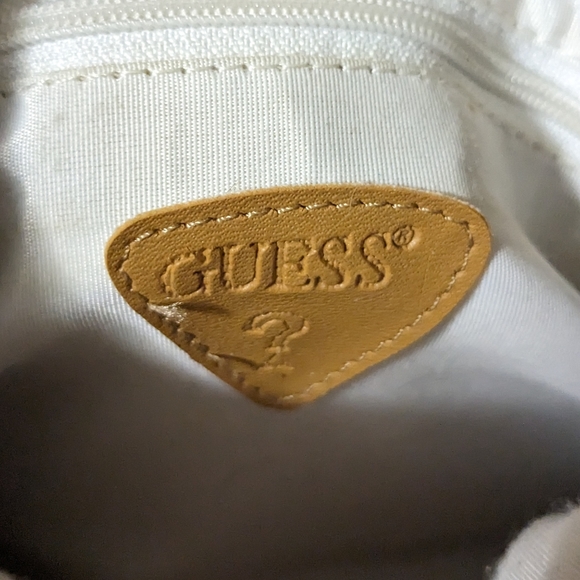 Guess white and tan fringe purse - Picture 5 of 12